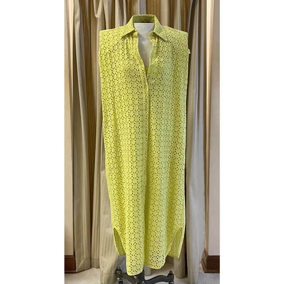 NEW NUDE v-neck knit dress in cedar - Picture 1 of 2